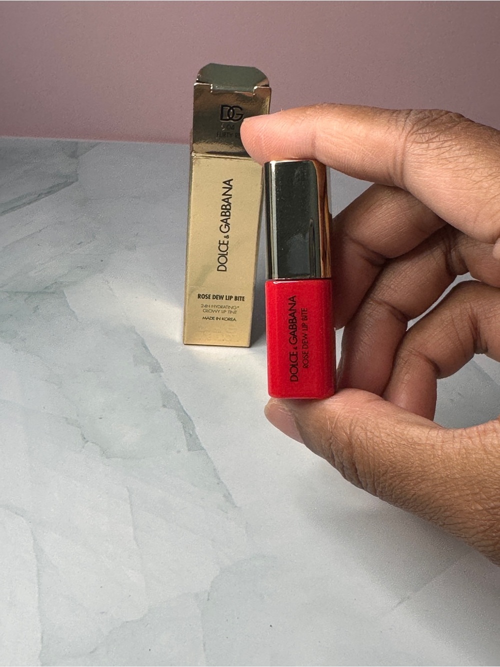 Dolce & Gabbana Rose Dew Lip Bite - Bright Red
